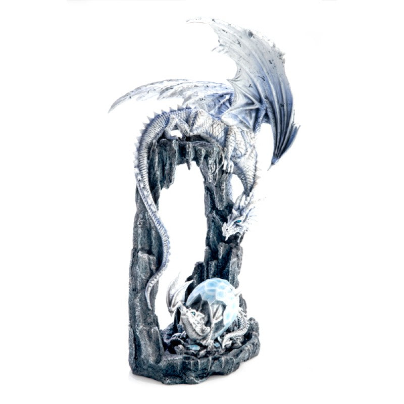 Mother Ice Dragon and Hatchling