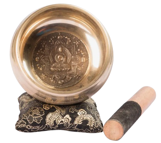 Buddha Singing Bowl - 12cm - Brass