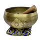 Lotus/Fire Singing Bowl - 18cm - 4 Metal