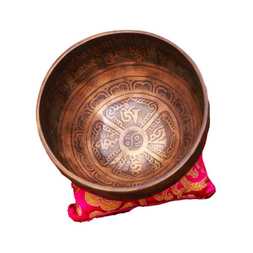 Yin Yang Dorje Singing Bowl - 18cm - 7 Metal